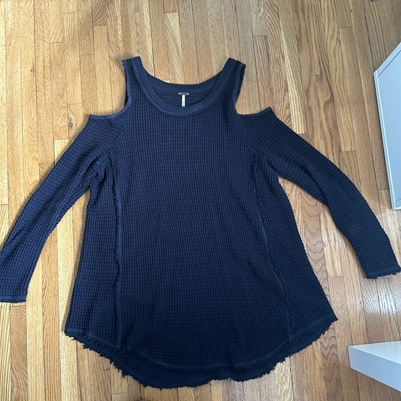 Free People Cold Shoulder Sweater - Picture 2 of 5